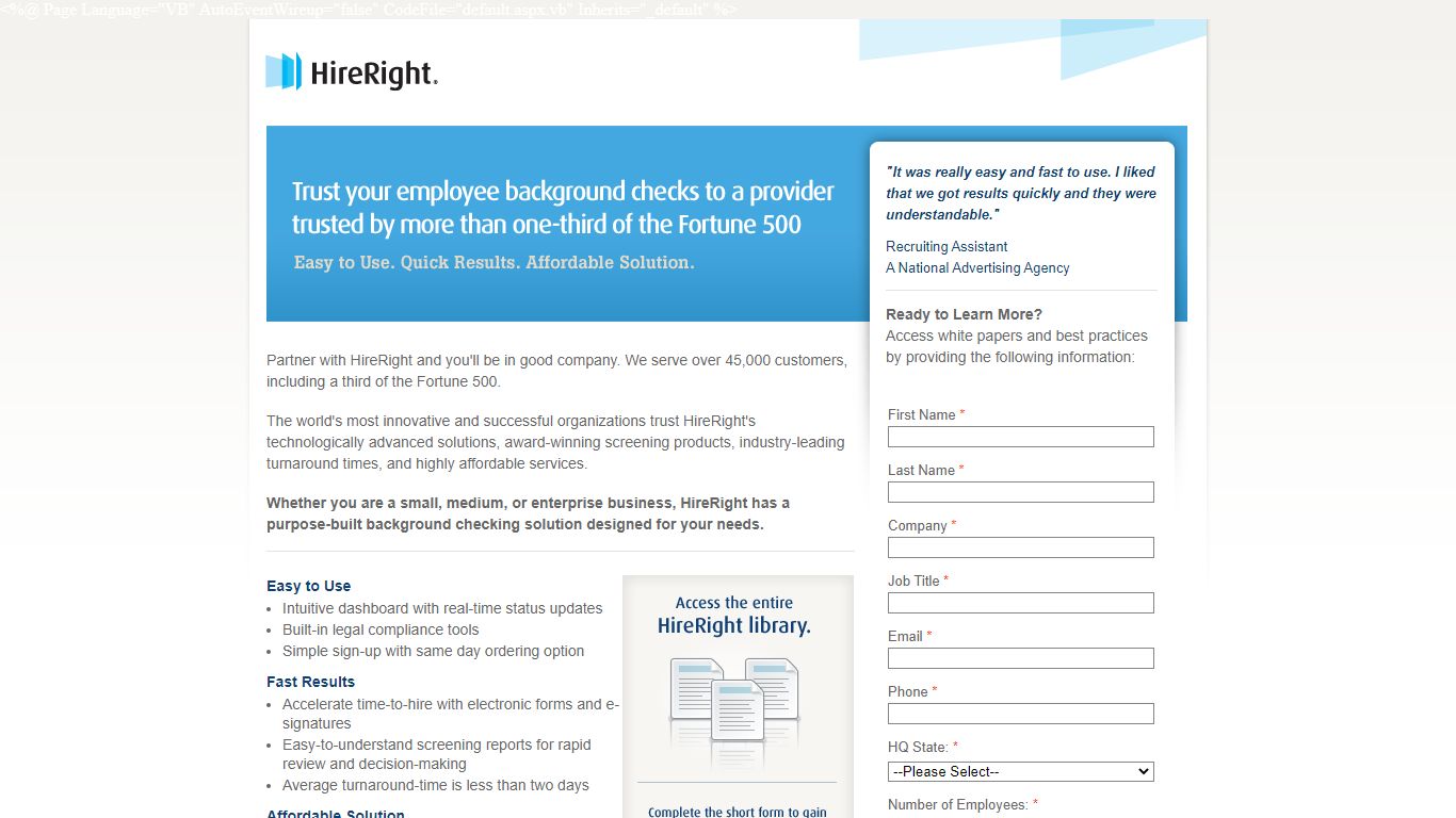 HireRight - Employee Background Checks